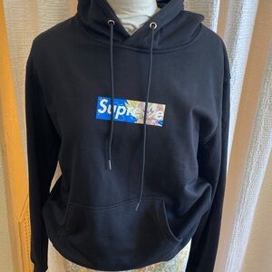 Supreme hoodie brand new 100% cotton sz large made in USA  amazing graphic